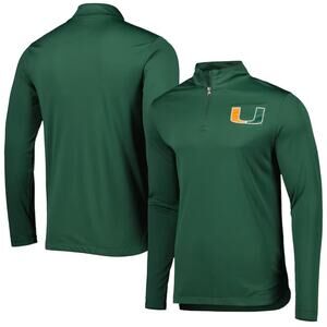 Fanatics Miami Hurricanes 1/4 Zip Pullover Long Sleeve Top Men’s XL Tall NCAA